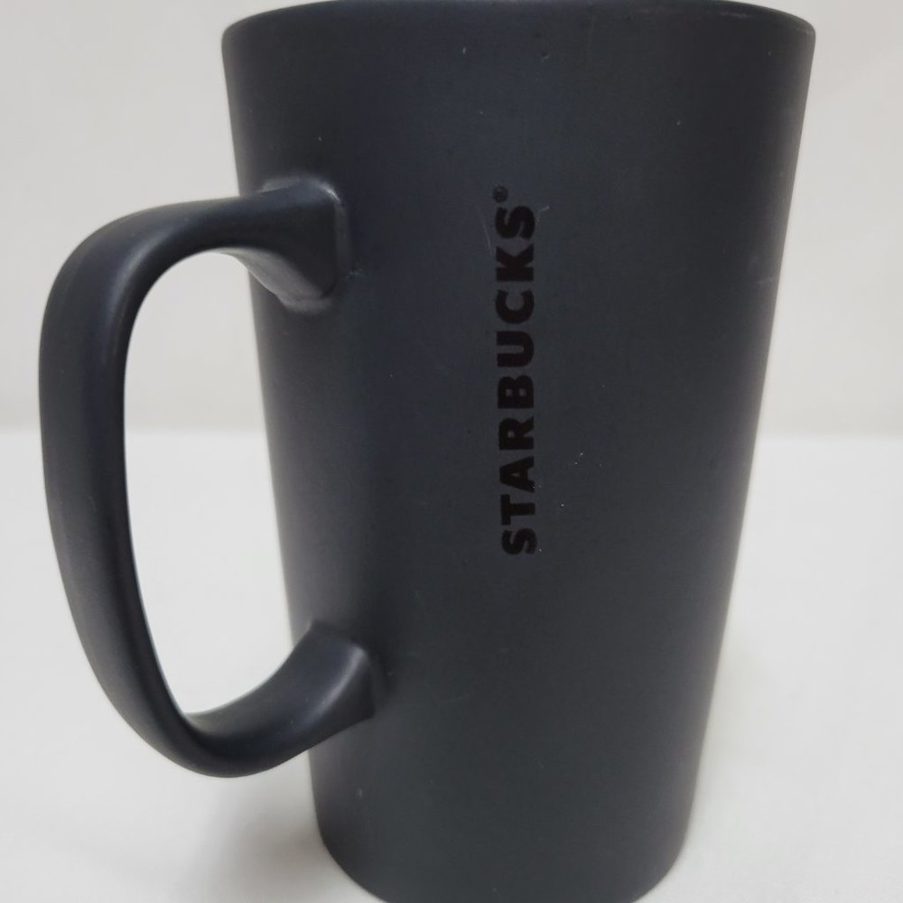 Starbucks World Globe tall mug cup black gold white 2015 16 ounces - Picture 8 of 13